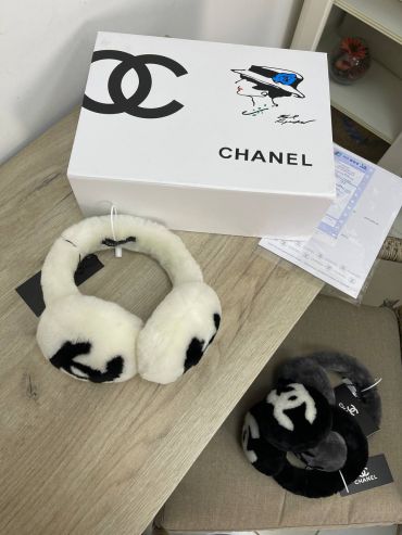 Меховые наушники  Chanel LUX-99568
