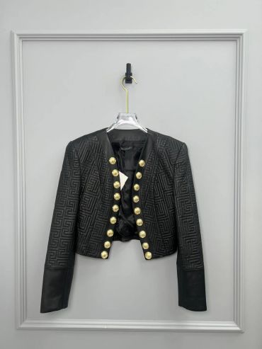Куртка кожаная Balmain LUX-102705