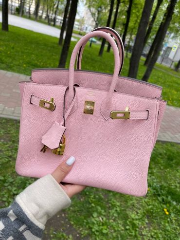 Сумка женская  Birkin, 25, PHW Hermes LUX-106787