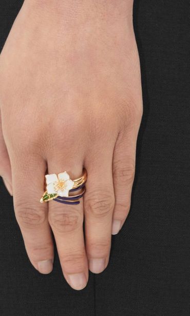 Кольцо Flower ring Bottega Veneta LUX-108248