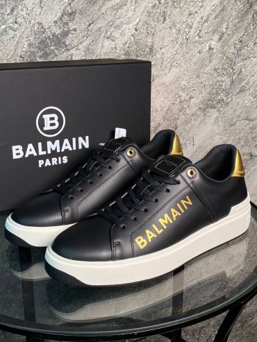 Кожаные кроссовки Balmain LUX-109815