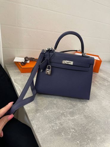 Сумка женская   Kelly, 25, PHW Epsom leather Hermes LUX-110092