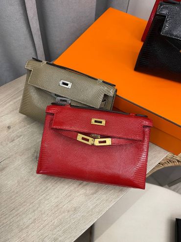 Сумка женская Pochette,  Lezard Natura