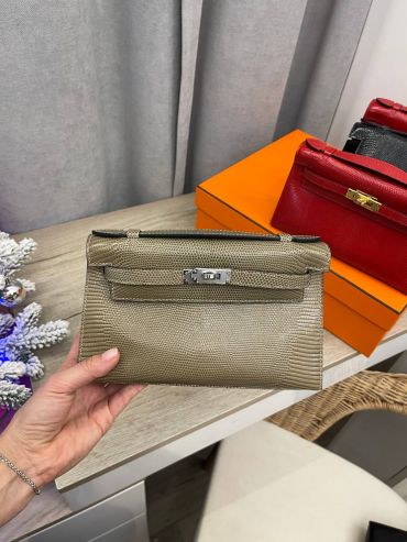 Сумка женская Pochette,  Lezard Natura