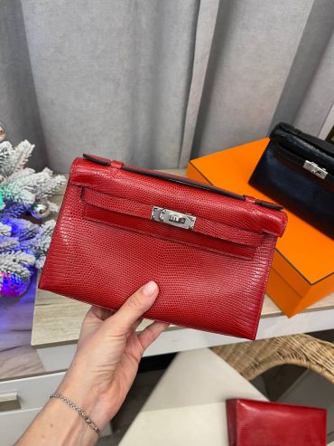Сумка женская Pochette,  Lezard Natura