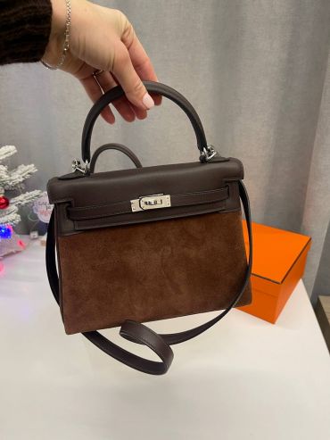 Сумка женская Kelly, 25, PHW Togo leather