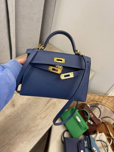 Сумка женская Kelly mini PHW, Chevre